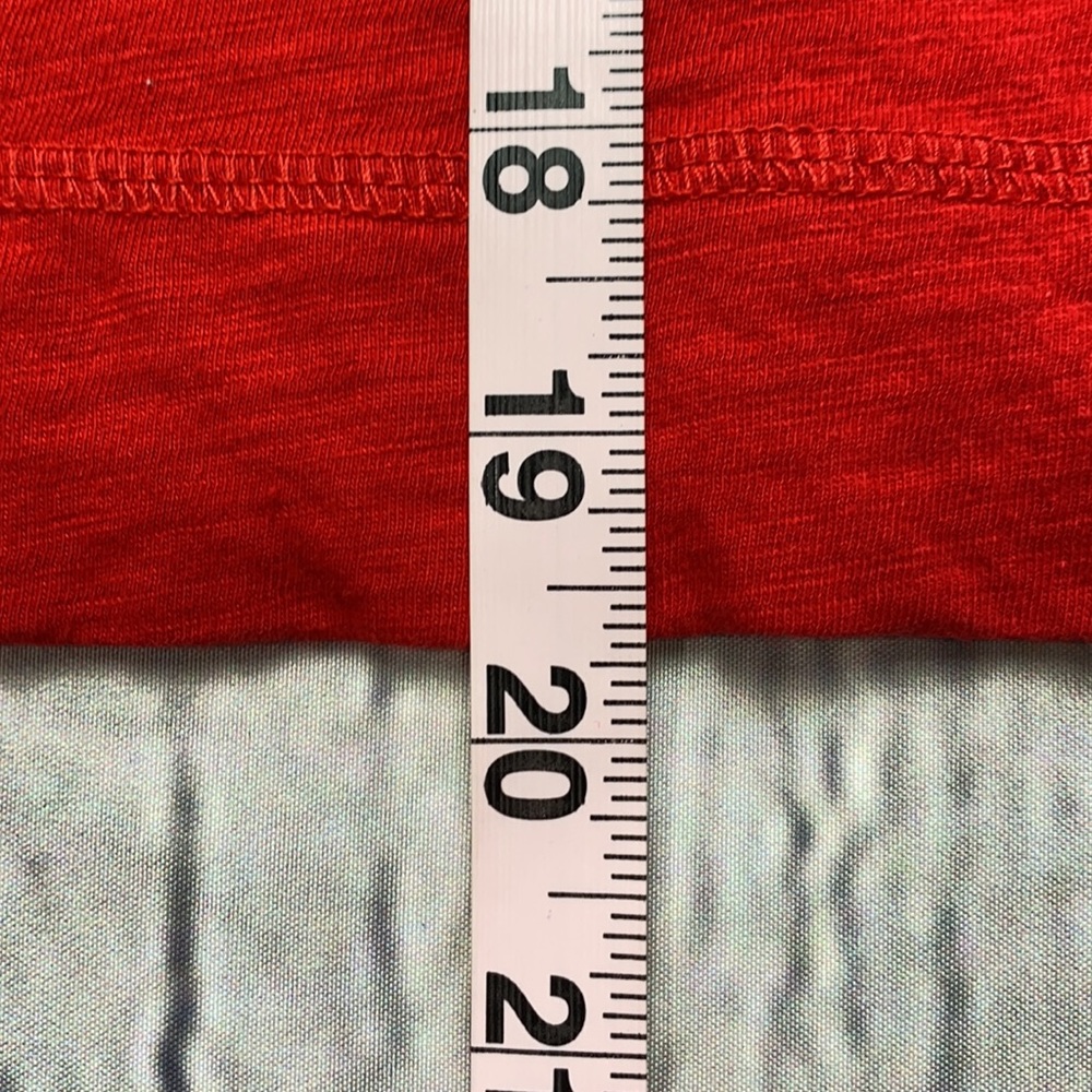 BANANA REPUBLIC Red Dress Size: Large/Petite - Picture 12 of 17